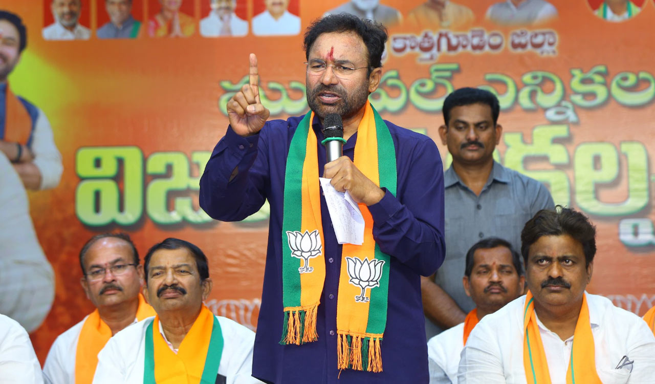 Kishan Reddy hits back at Revanth over paddy procurement warning