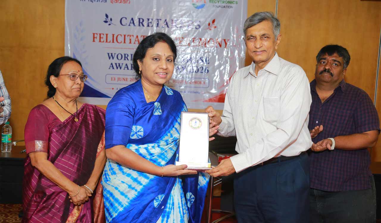Hyderabad: Krishna Sadan honours 15 caregivers ahead of World Elder Abuse Awareness Day