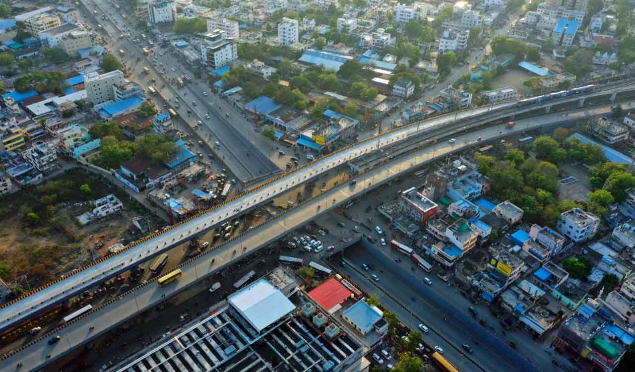 Six-lane bi-directional elevated corridor at LB Nagar to ease traffic in southern Hyderabad