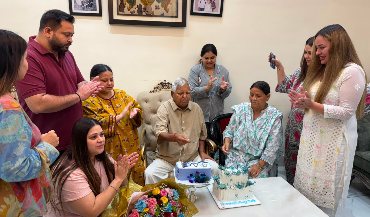 Lalu Prasad celebrates birthday with family amid warm wishes from supporters
