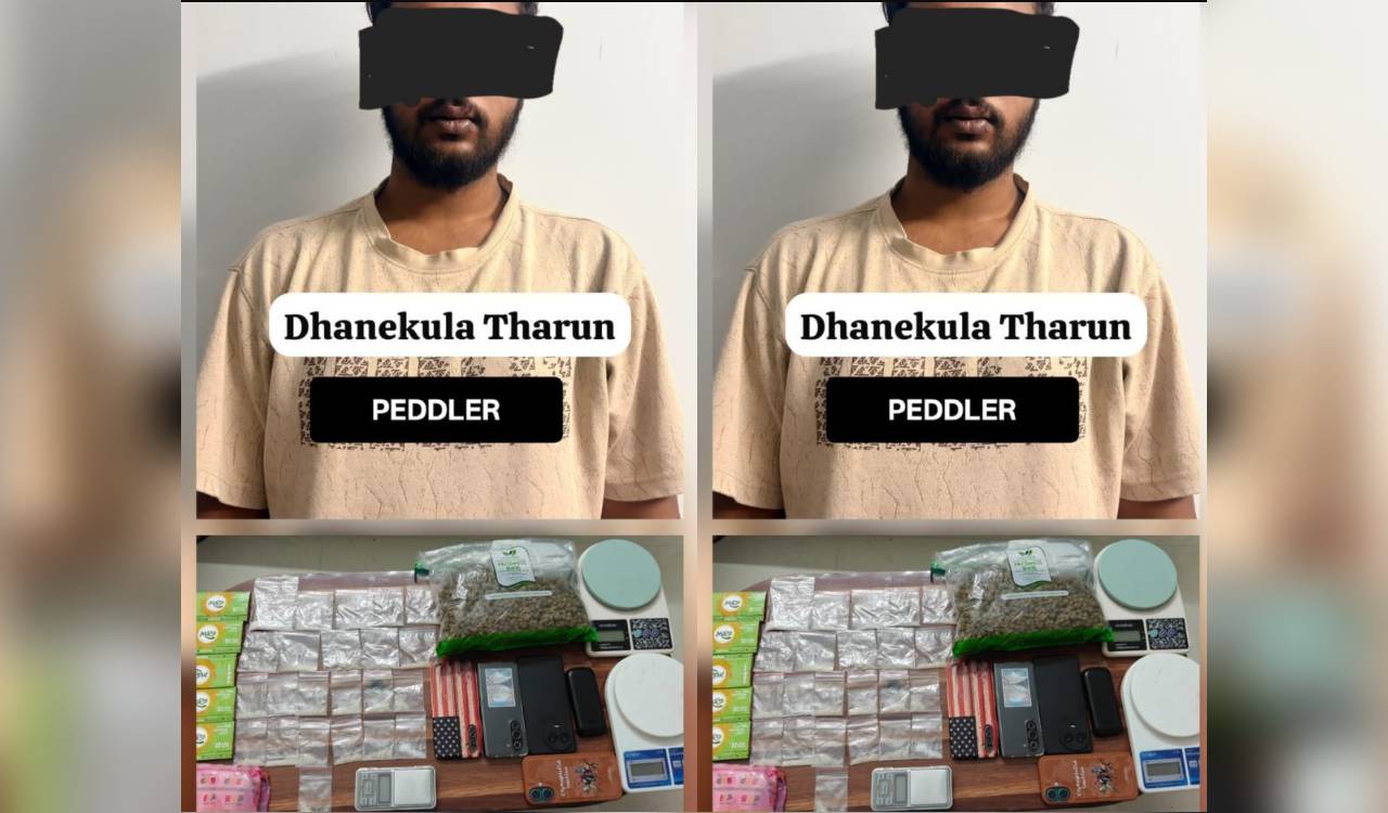 Vijayawada man held in Hyderabad for drug possession; MDMA seized