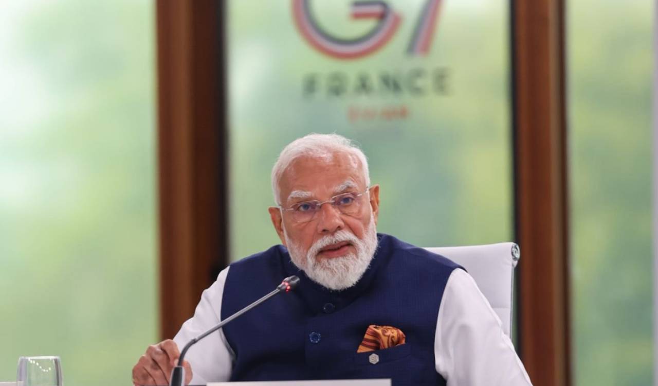 ‘Sea lanes must remain safe’: PM Modi at  G7 summit