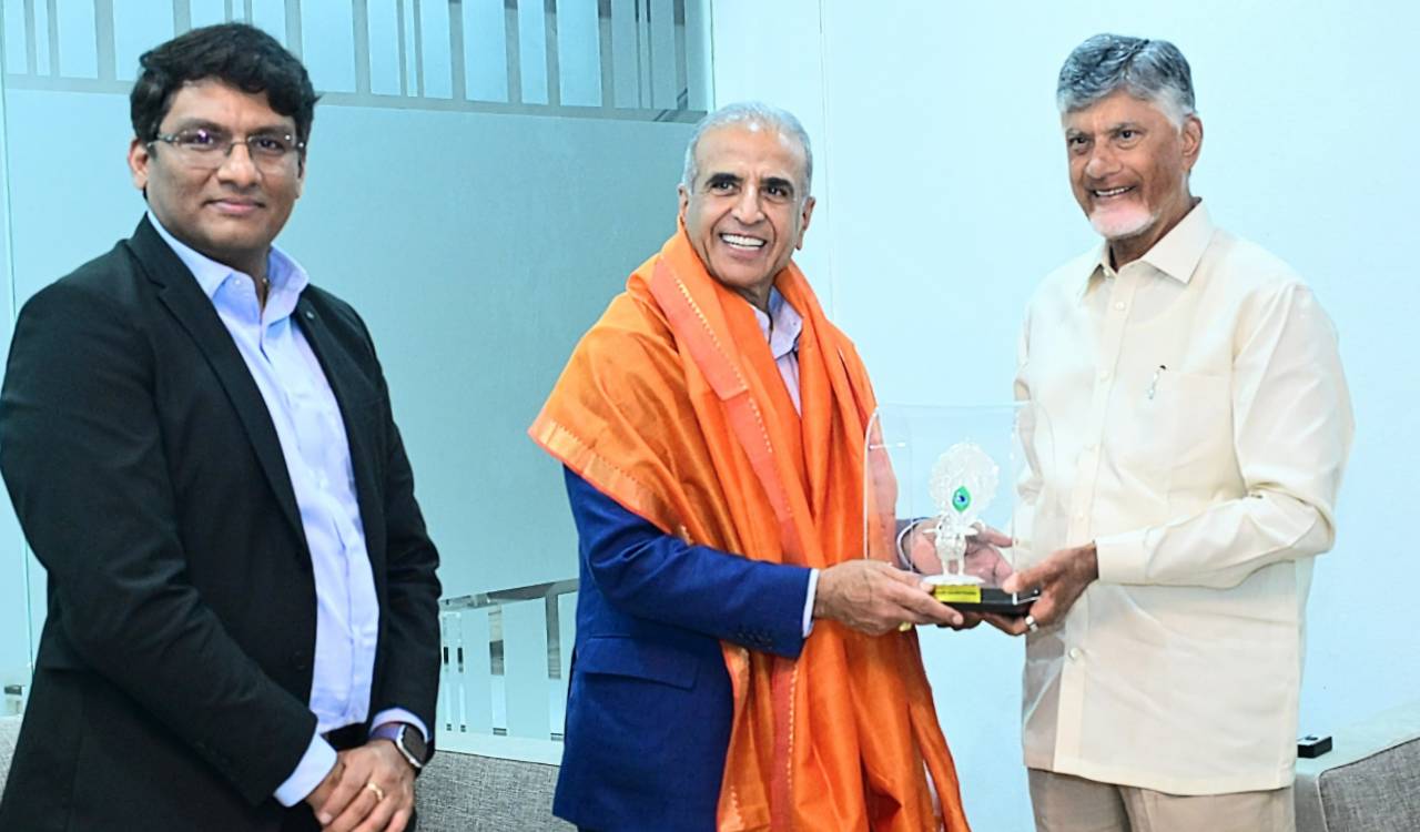 Chandrababu Naidu, Bharti Mittal discuss Andhra’s digital push
