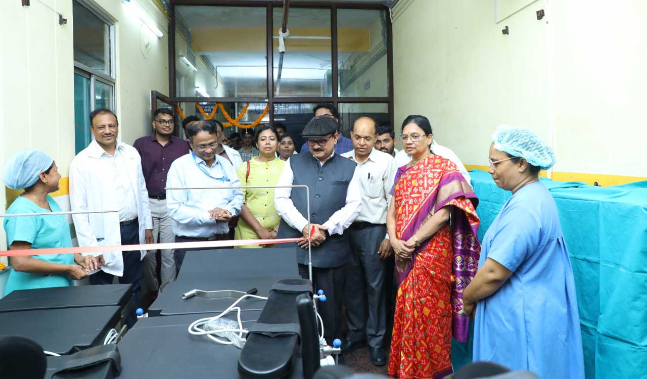 NTPC provides medical equipment to Gandhi Hospital under CSR initiative