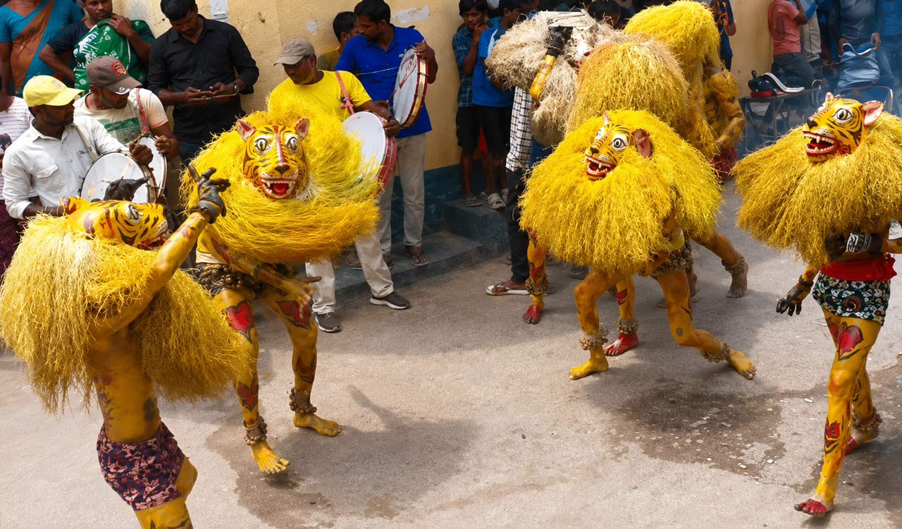Watch: Telangana’s Pedda Puli tradition keeps Muharram spirit alive in villages