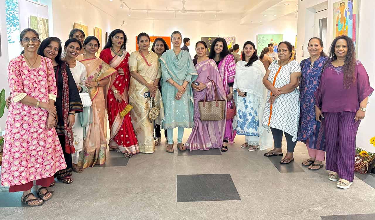 Ikebasana exhibition in Hyderabad blends Japanese floral art with yoga