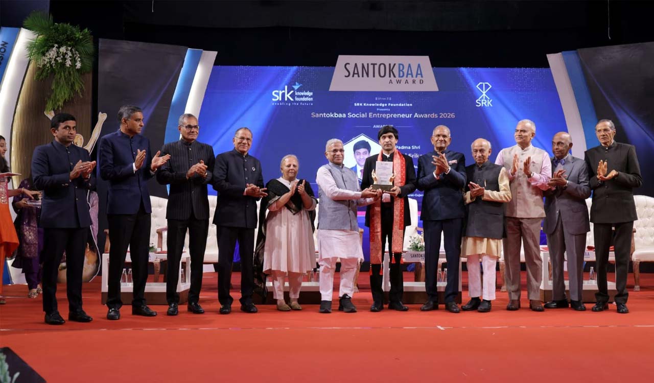 Purpose-Driven Enterprises Will Lead the Future, Says Inaugural Santokbaa Social Entrepreneur Award Recipient Srikanth Bolla