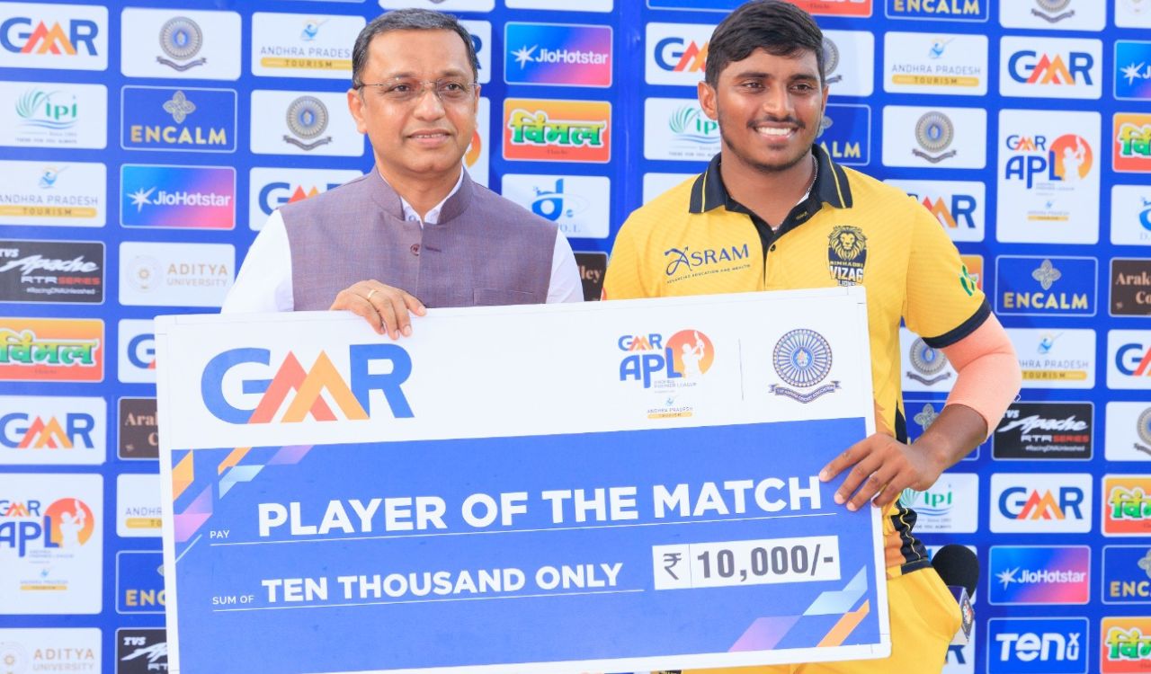 Andhra Premier League: Simhadri Vizag Lions beat Tungabhadra Warriors by 21 runs