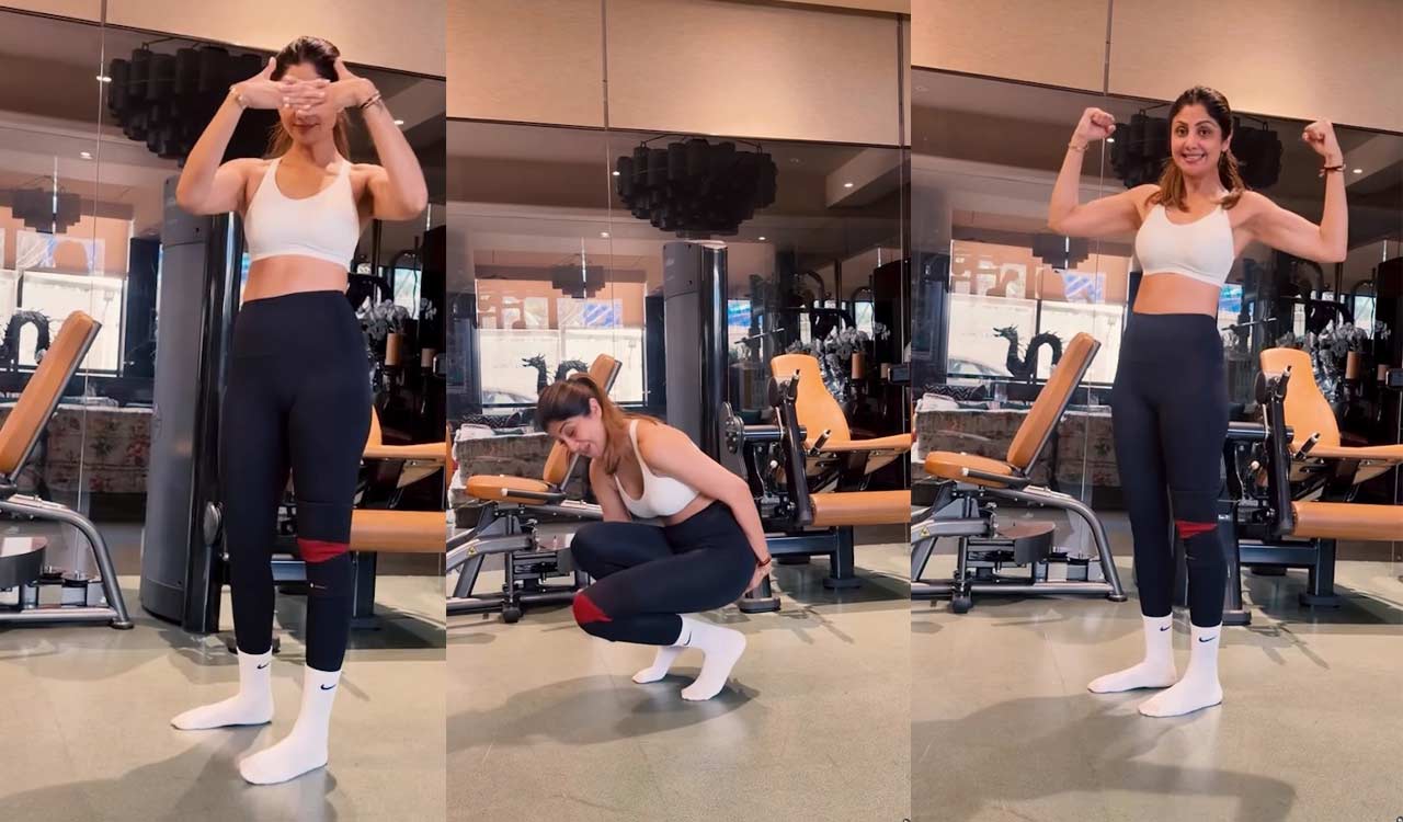 Shilpa Shetty shares mobility challenge workout, urges fans to stay fit