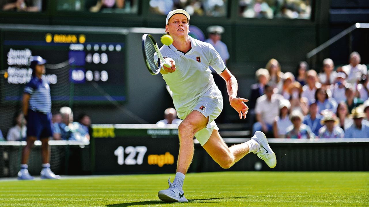 Jannik Sinner survives scare to beat Miomir Kecmanovic in Wimbledon opener