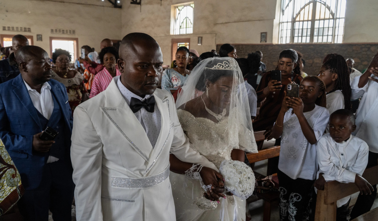 Celebrating wedding amid Ebola outbreak: No kisses or close contact, but love lives on