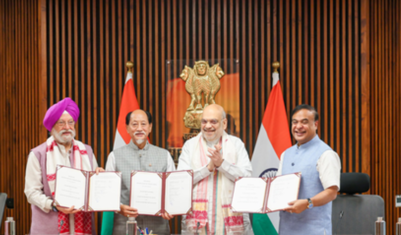 Centre, Assam and Nagaland sign pact to boost oil and gas exploration