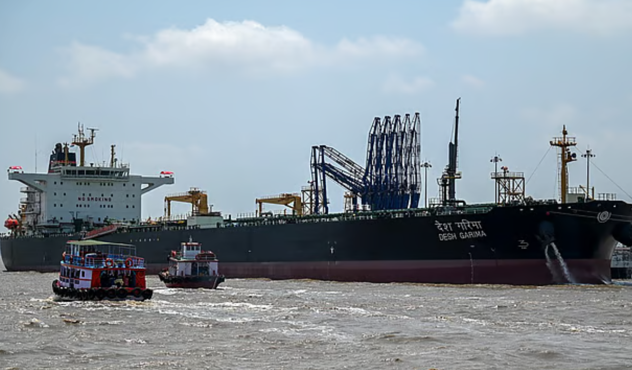 Fire breaks out on oil tanker carrying 24 Indian seafarers near Oman amid Israel-Iran escalation