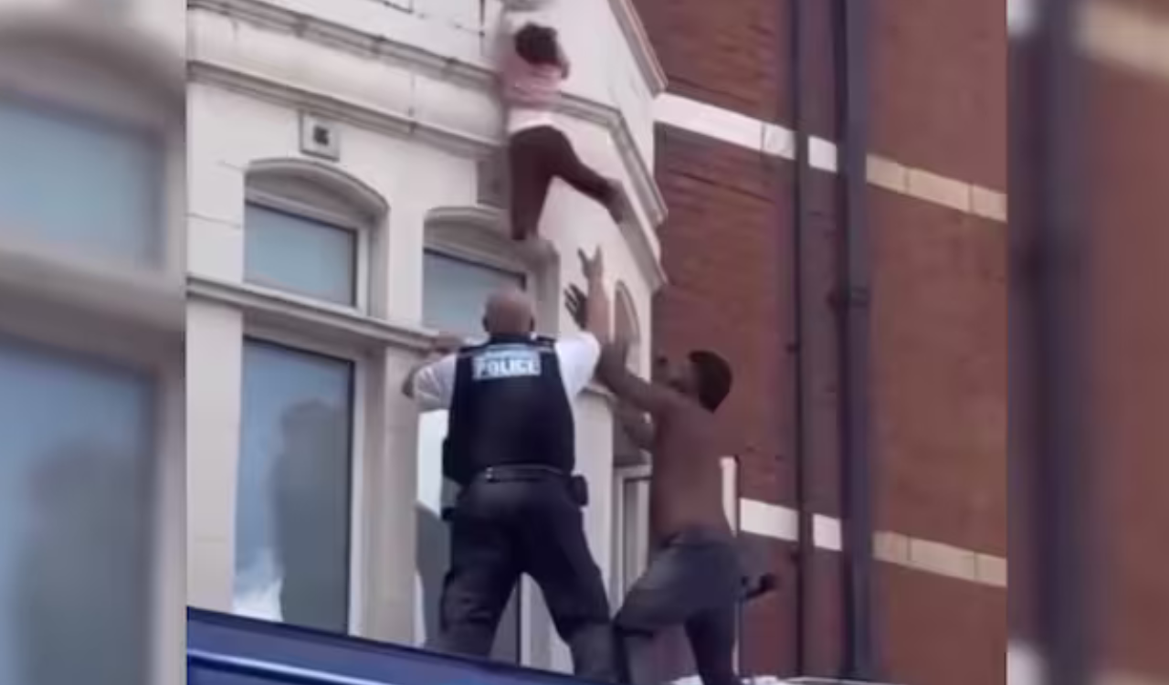 Kerala man saves toddler dangling from London window