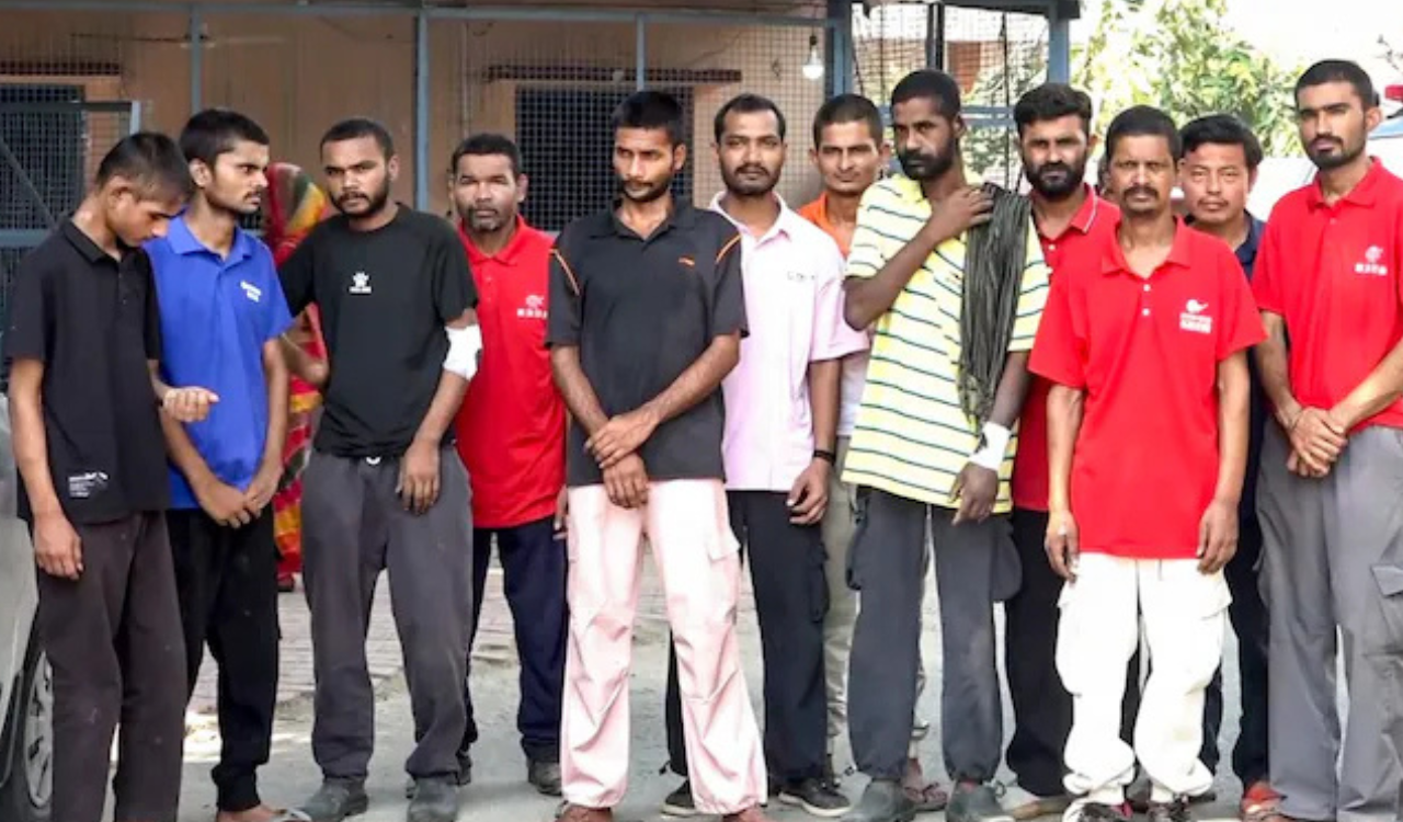 We ate cattle feed and slept two hours: Rescued labourers recount horror