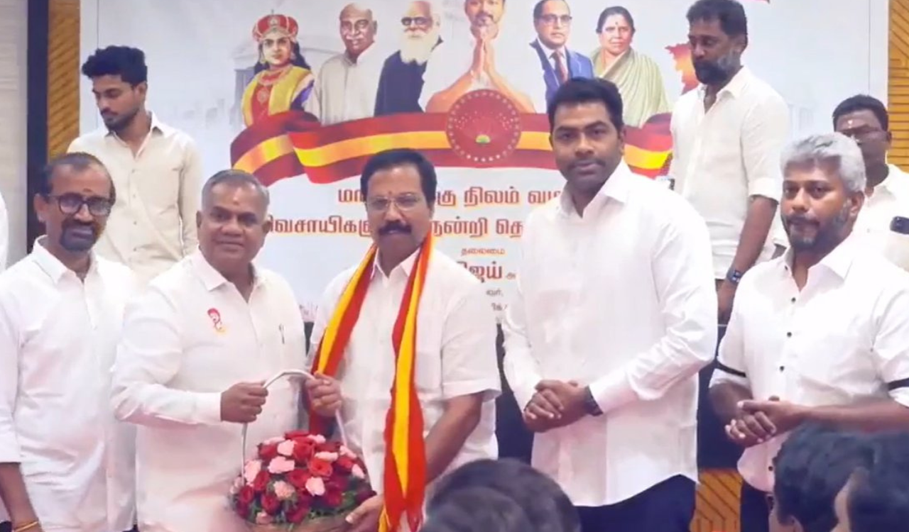 AIADMK faces fresh blow as 4 former ministers join TVK in Chennai