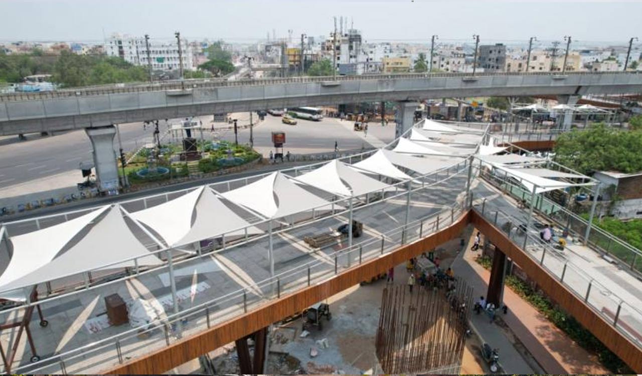 Hyderabad: Youth trapped in skywalk lift for nearly two hours in Uppal