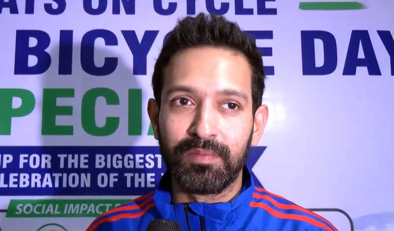 Vikrant Massey says cycling can transform health and help save the environment