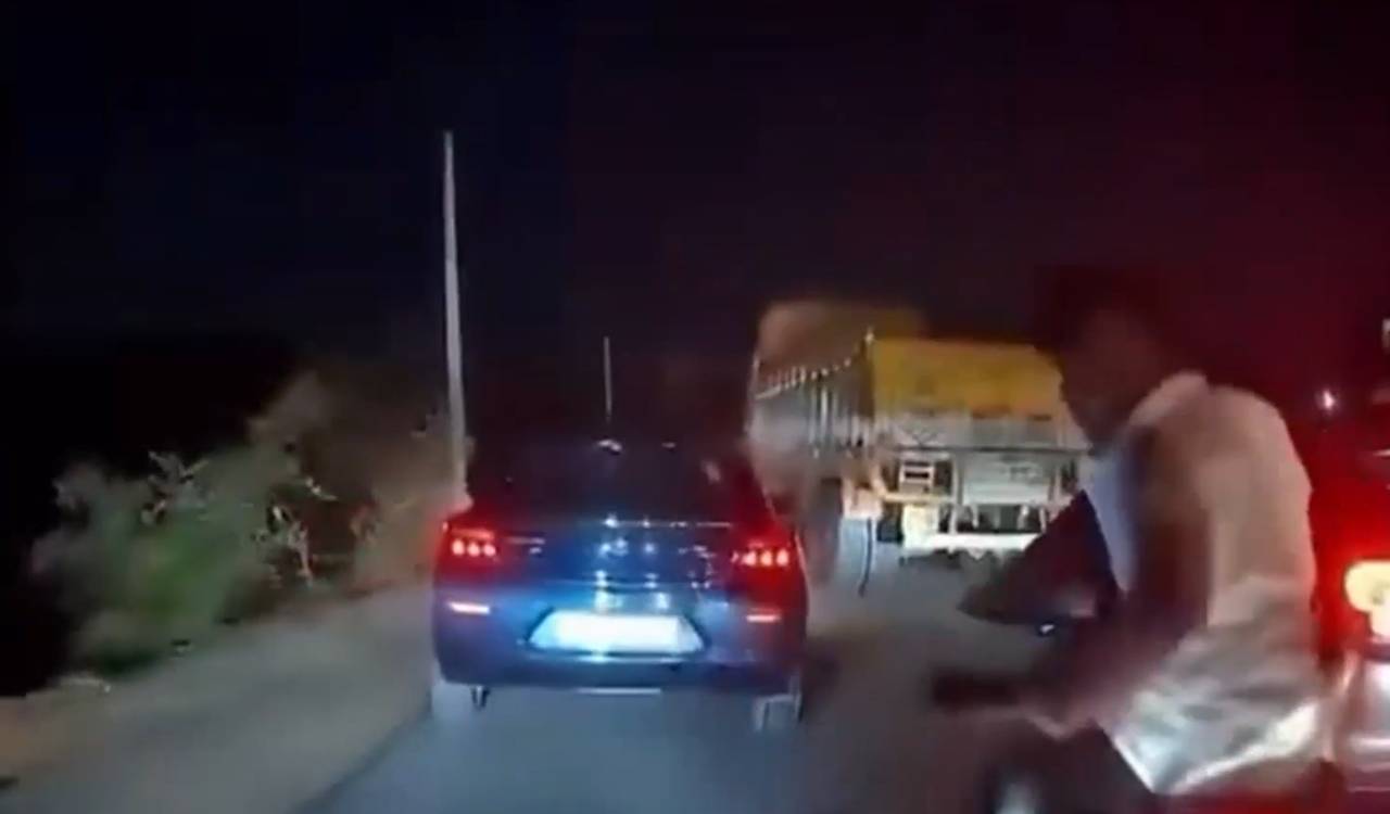 Family chased by bikers on Hyderabad–Warangal highway, dashcam footage sparks outrage