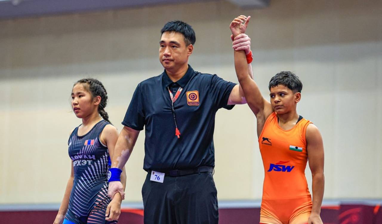 Indian women win three gold medals at Under-15 Asian Wrestling Championships