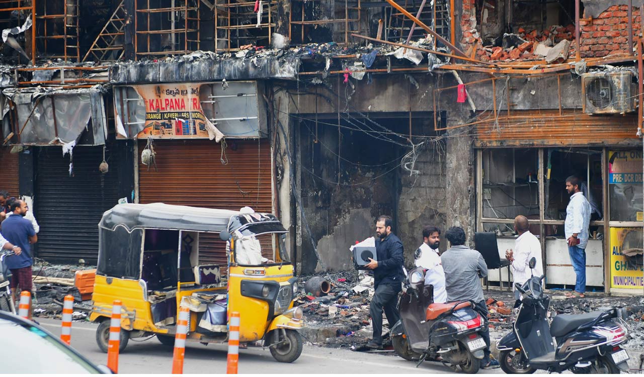 Ameerpet fire causes losses worth several crores, inquiry underway