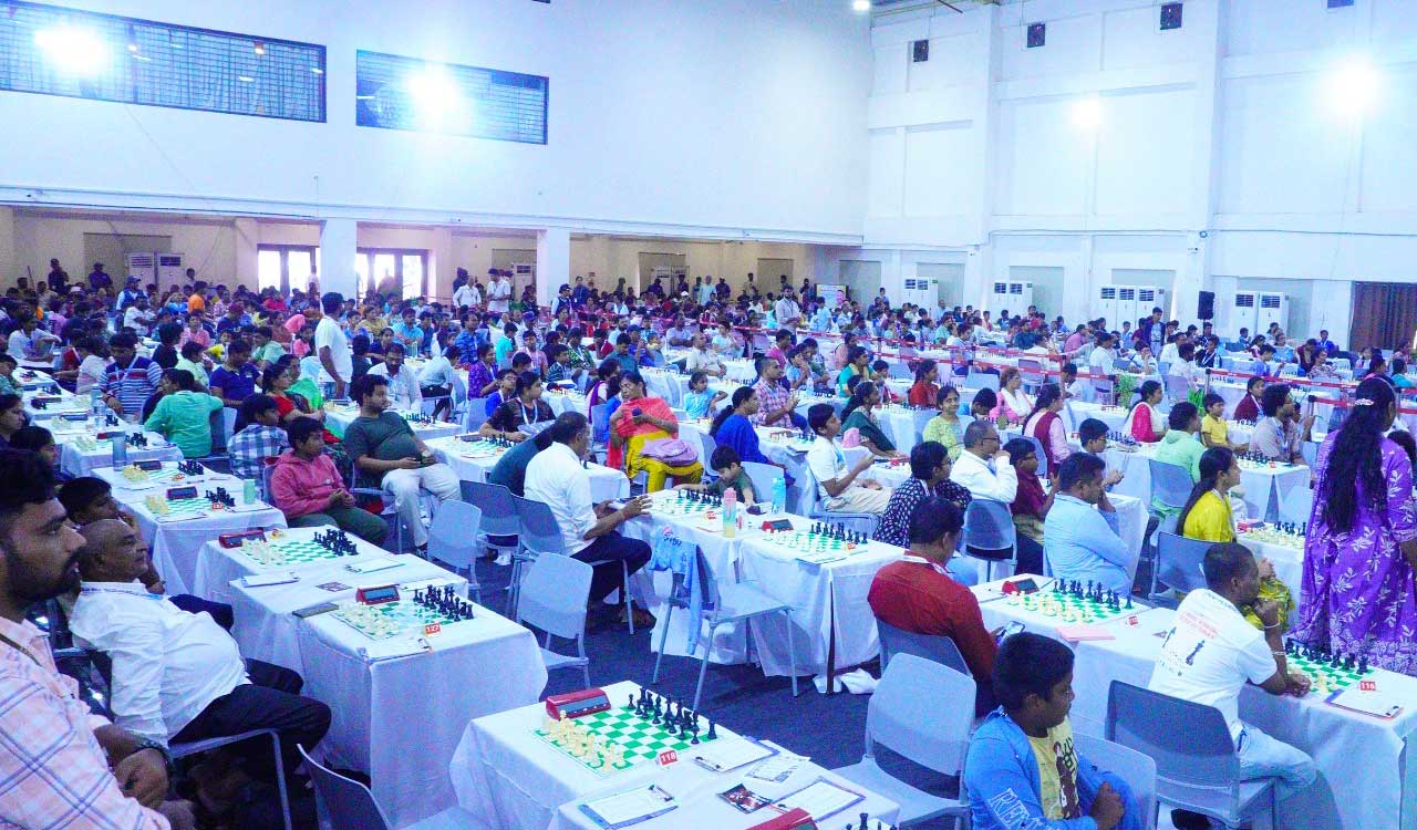 Gyana Sai Santosh shares lead after fifth round at VIT-AP chess tournament