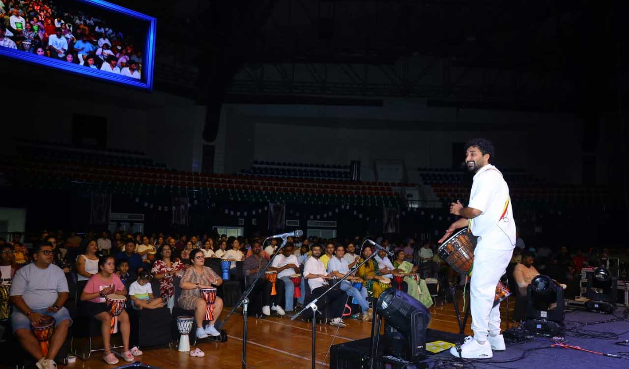 Hyderabad hosts world’s largest Djembe drum circle record attempt