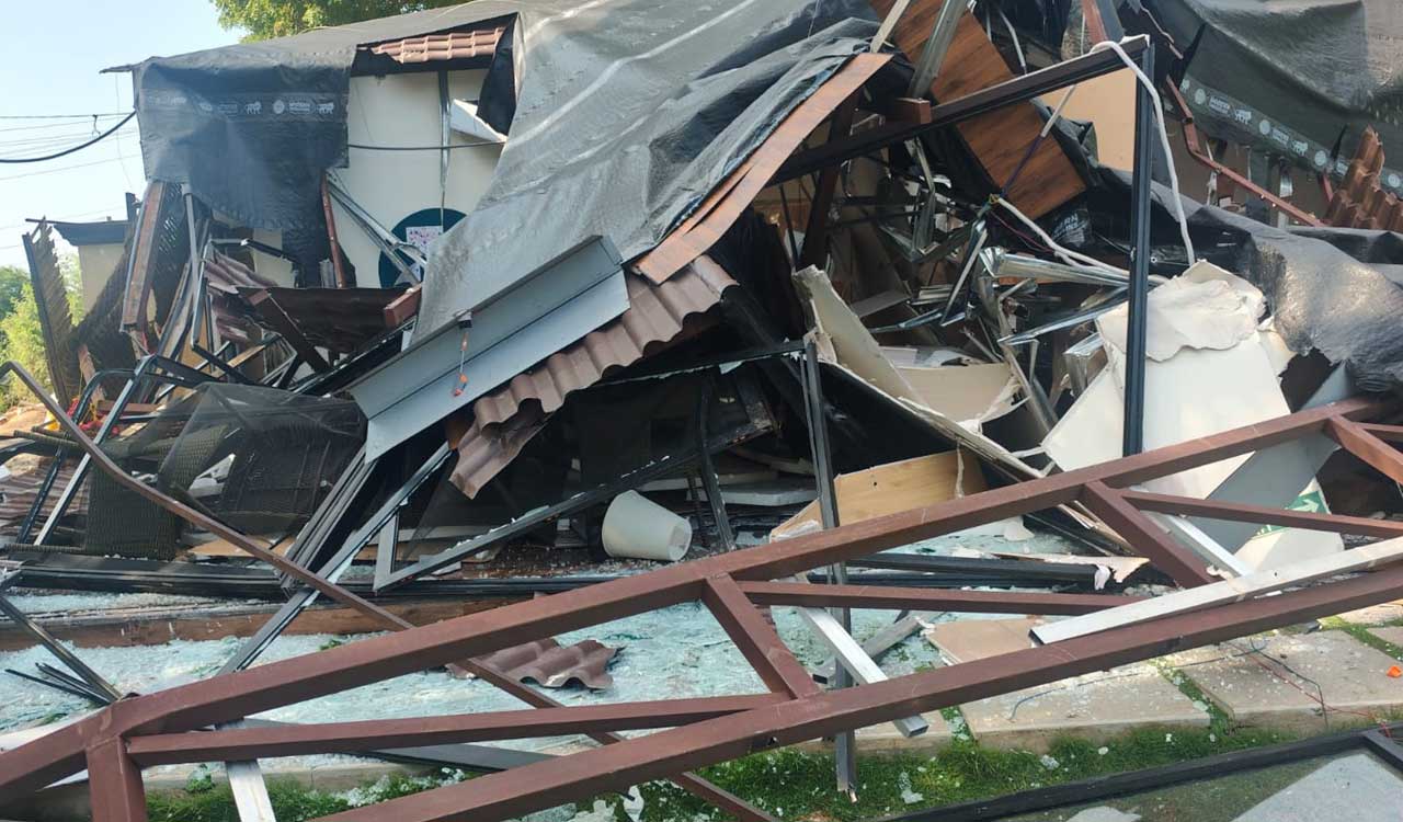 Revenue officials demolish illegal pre-school in Musi catchment area