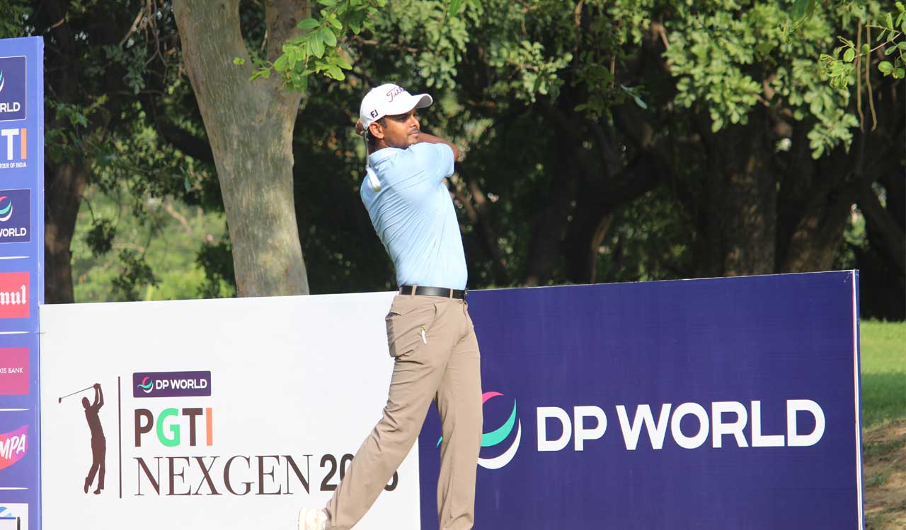 Sunit Chowrasia shares lead at DP World PGTI NexGen Varanasi