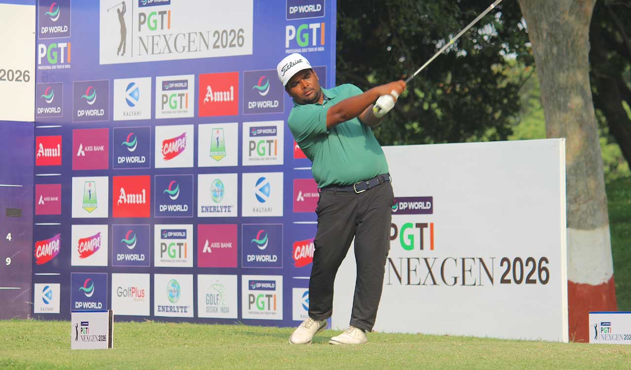 Sunit Chowrasia takes two-shot lead with course-record 64 in Varanasi
