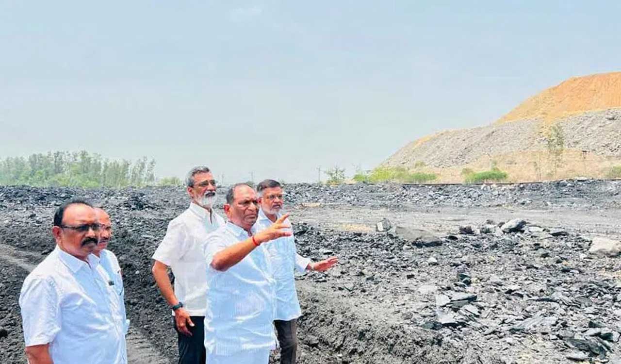 BRS demands CBI probe into coal stocks disappear in Singareni