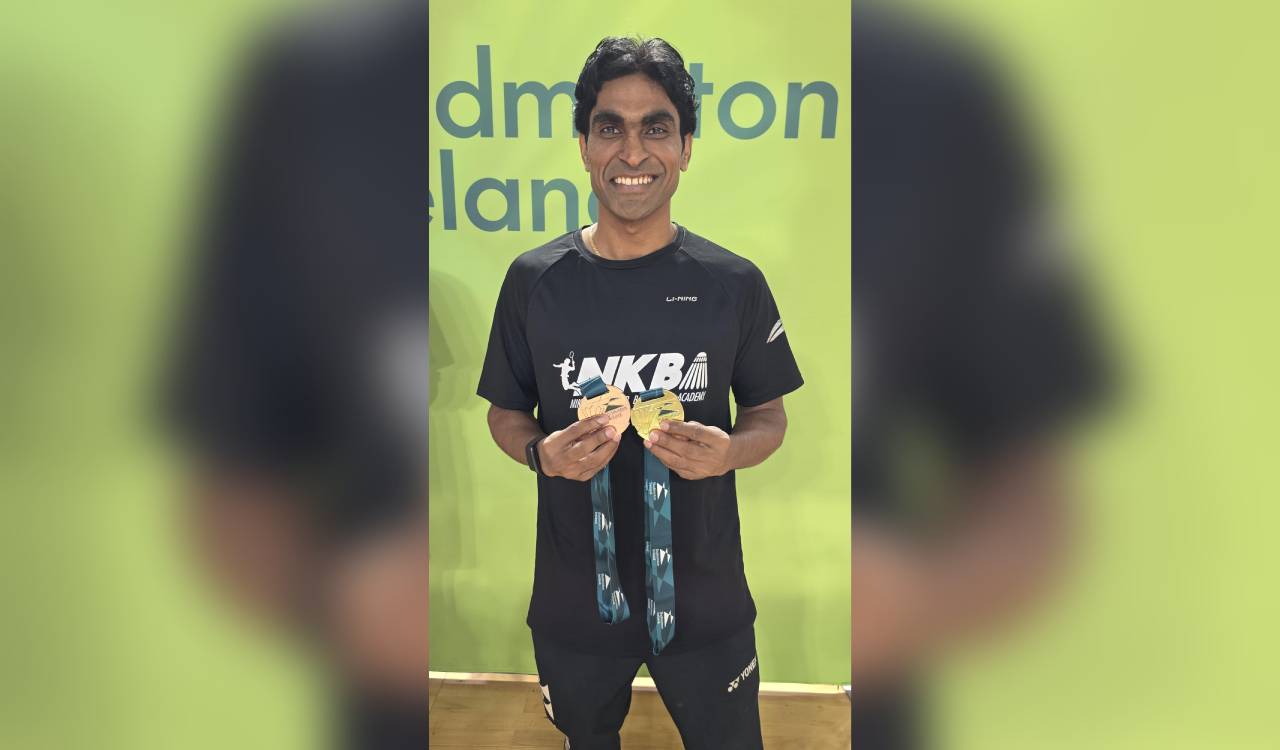 Krishna Nagar wins three medals at British & Irish Para Badminton International