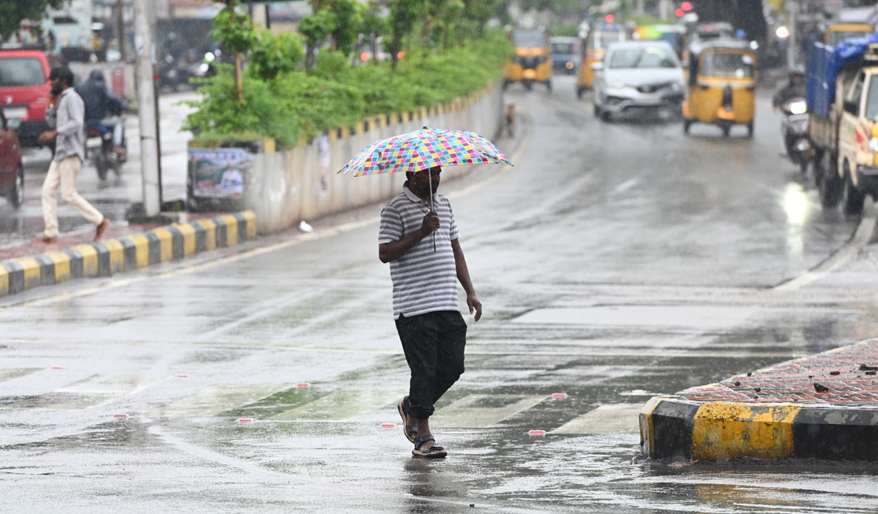 Light to moderate rainfall recorded across erstwhile Khammam district