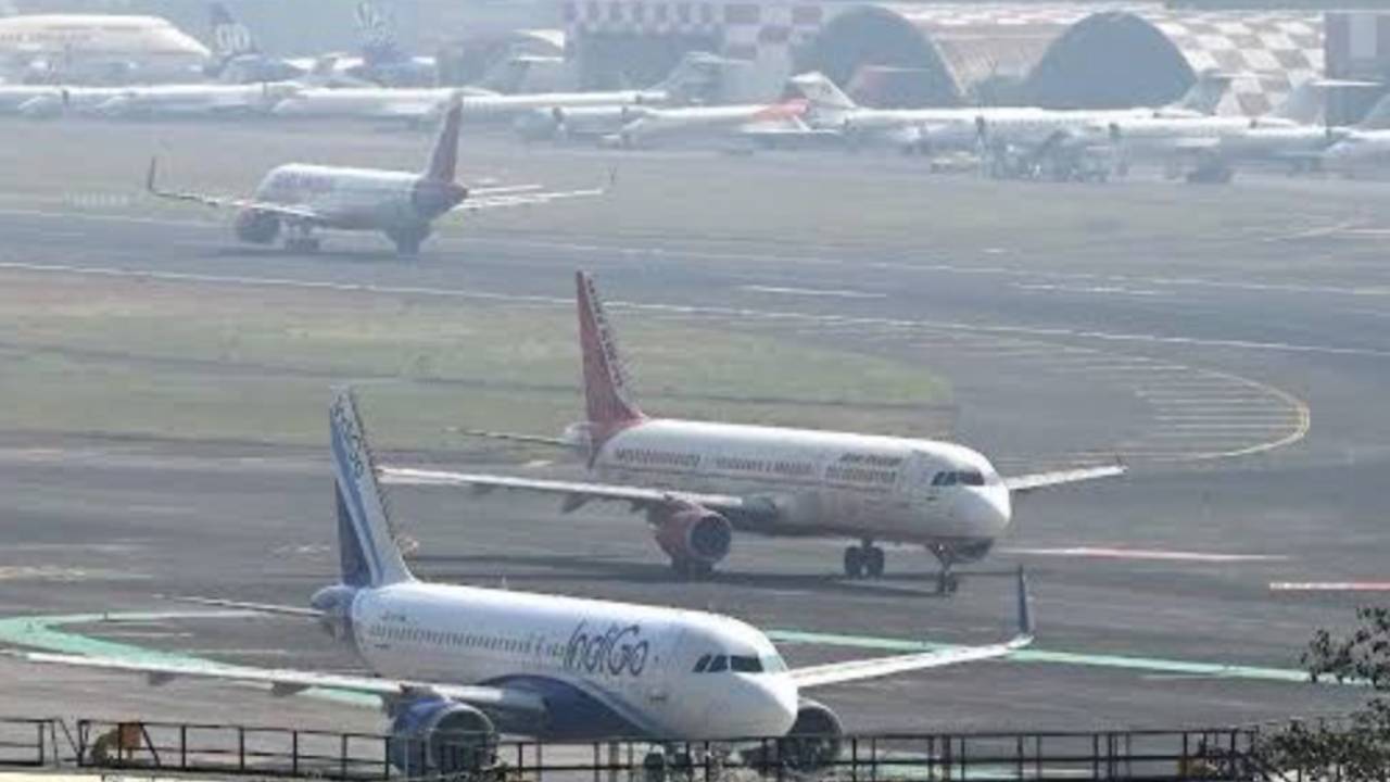 Close call at Ahmedabad airport as Air India, IndiGo planes halt on same taxiway