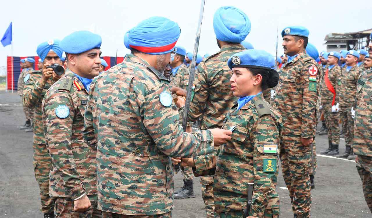 651 Indian Army peacekeepers receive UN medals for service in DR Congo
