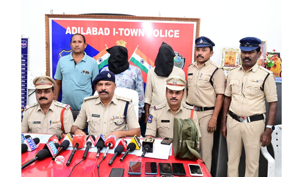 Three arrested for lifting bikes, stealing mobile phones in Adilabad