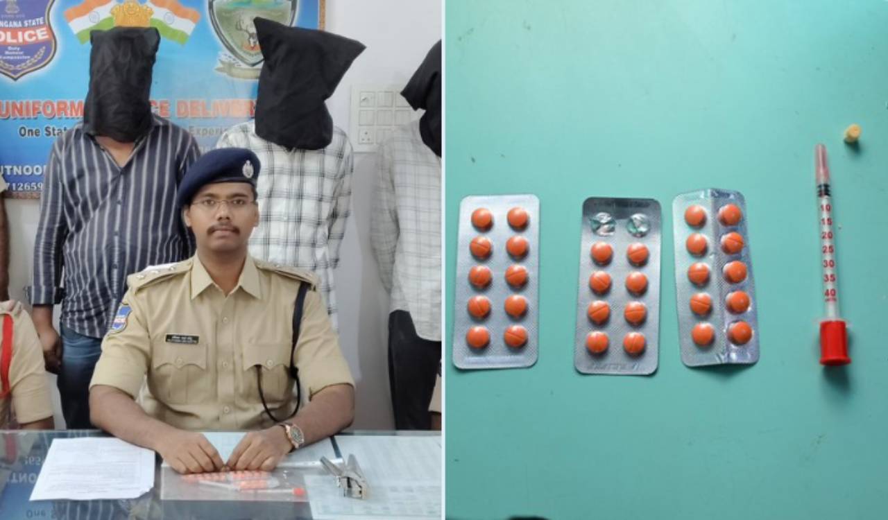 Adilabad police nab three for abusing painkiller tablets in Utnoor