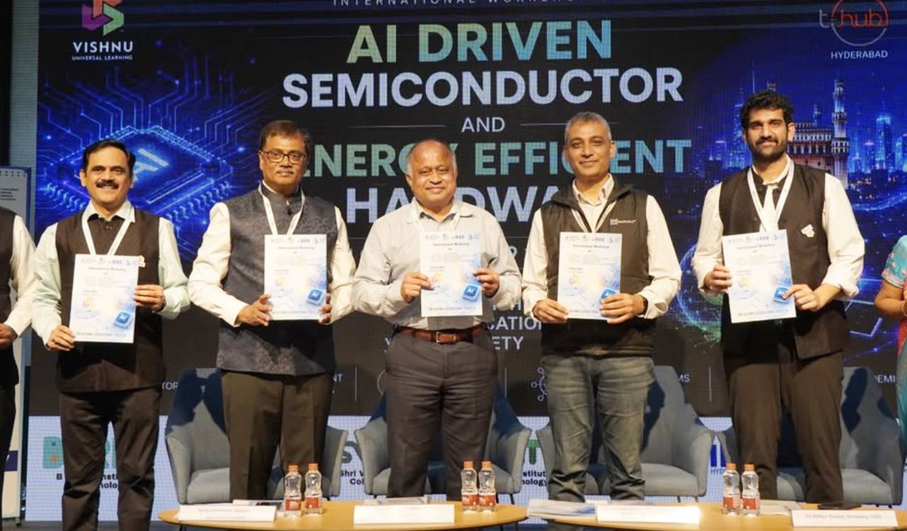 AI-driven semiconductor workshop held at T-Hub with global participation