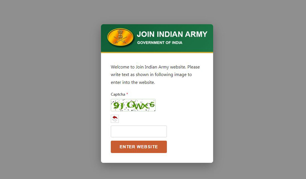 Army recruitment rally under unit headquarters quota to begin in Secunderabad on August 10