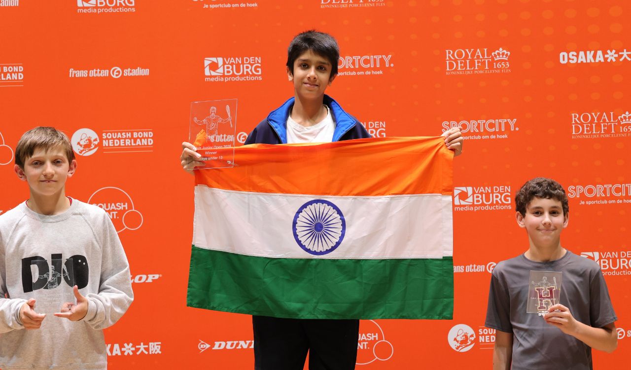 Amarya Bajaj wins Dutch Junior Open U-13 squash title
