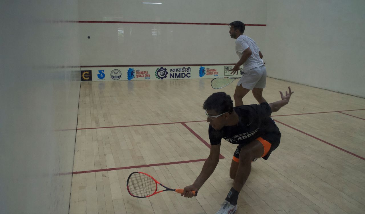 Telangana Open squash quarterfinals see strong performances across categories