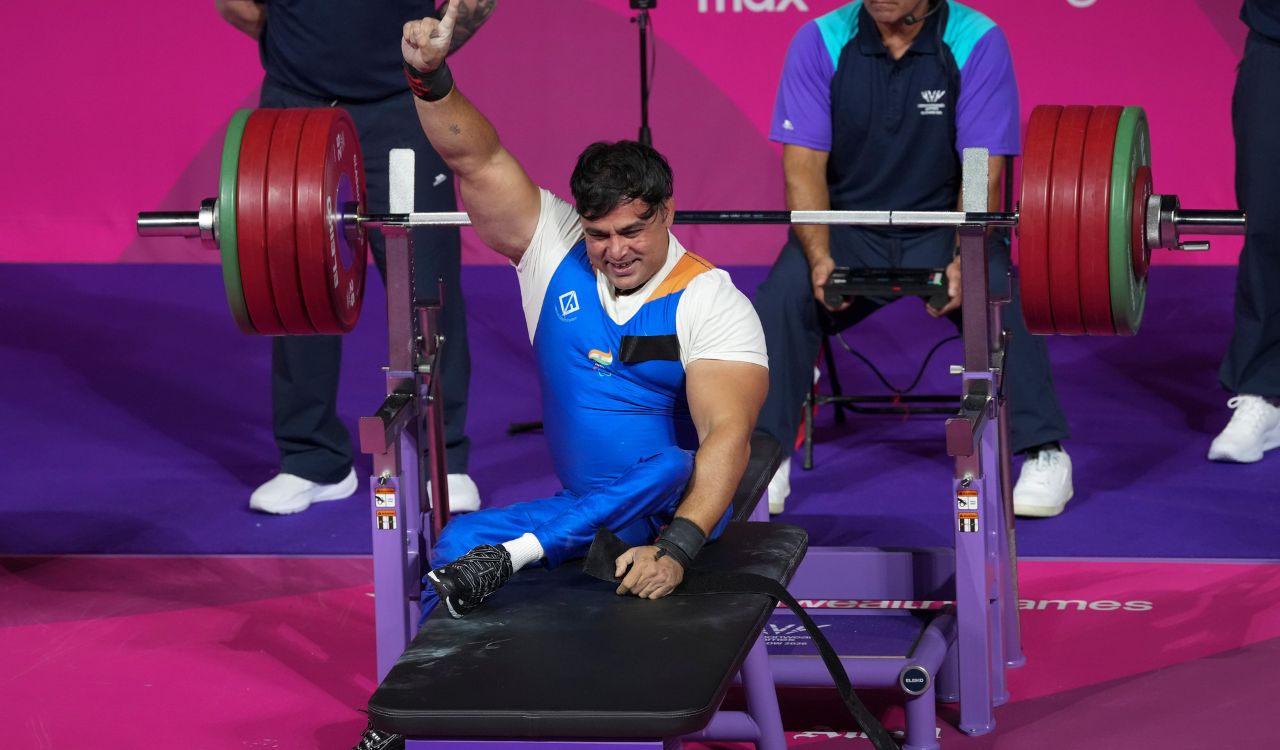 Ashok Malik finishes fourth in men’s lightweight at Commonwealth Para Powerlifting Championships