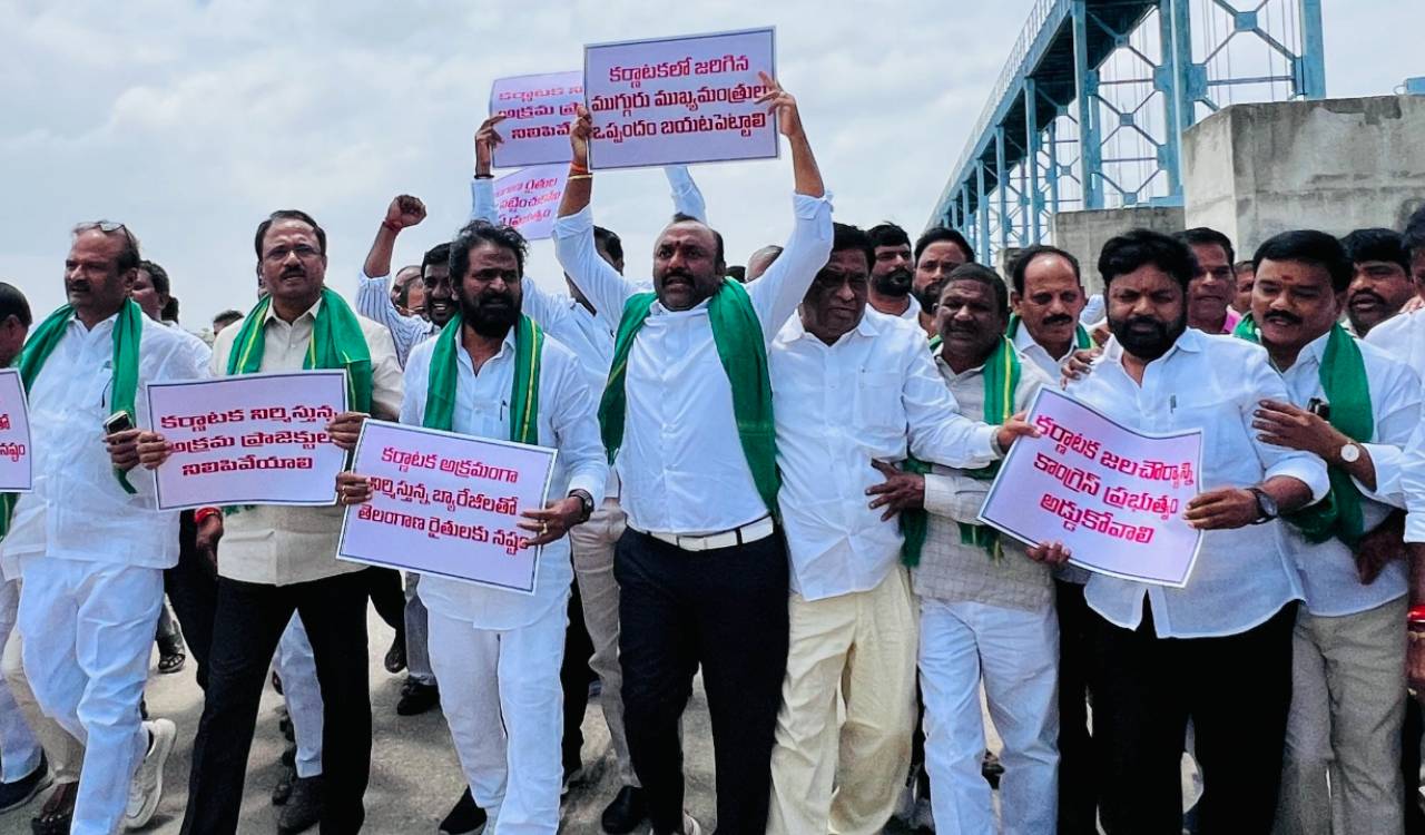 BRS launches ‘Chalo Karnataka’ campaign, warns of threat to Telangana’s water rights