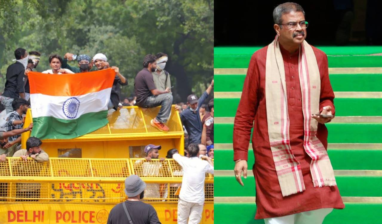 BRS hails Pradhan’s resignation as moral victory for students