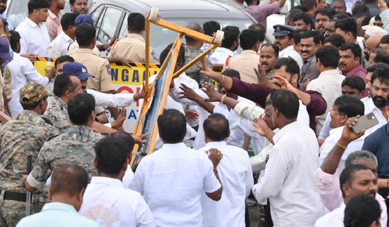 BRS cadres arrested while heading to Kannepalli pump house in Mancherial