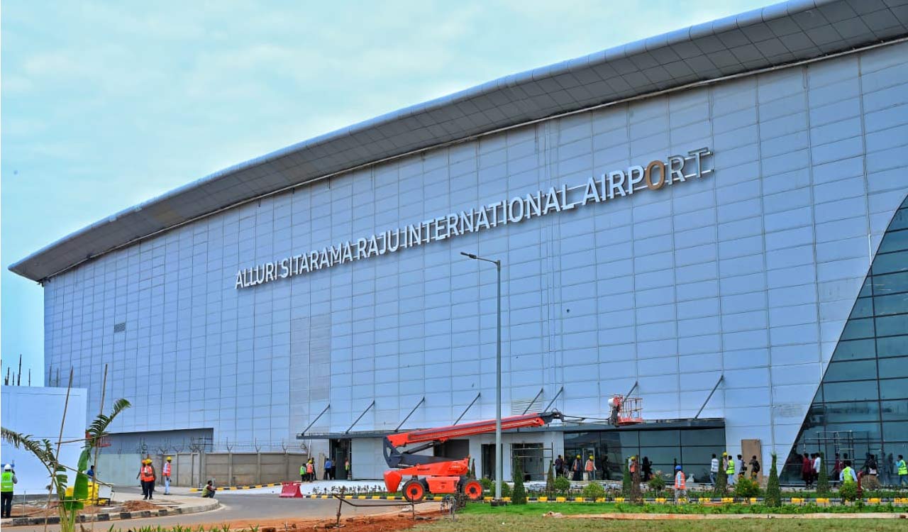 Chandrababu Naidu reviews Bhogapuram airport inauguration preparations