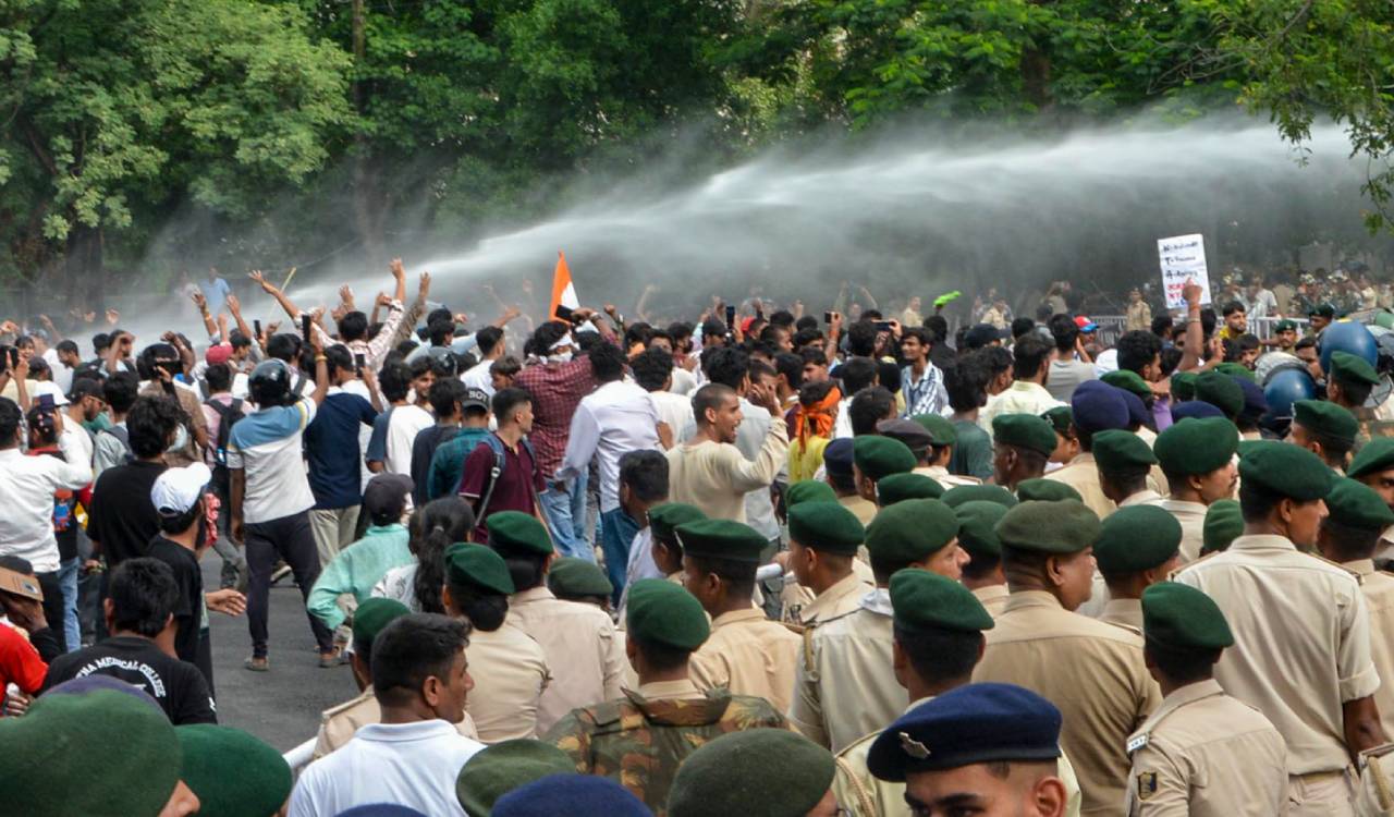 NEET leak row: Patna protest turns violent as students seek Union Minister’s ouster