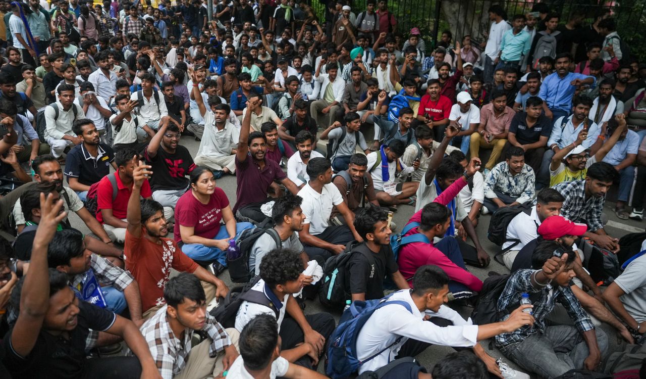 CJP founder Abhijit Dipke reiterates demands as ‘Sansad Chalo’ protest over NEET paper leak turns tense