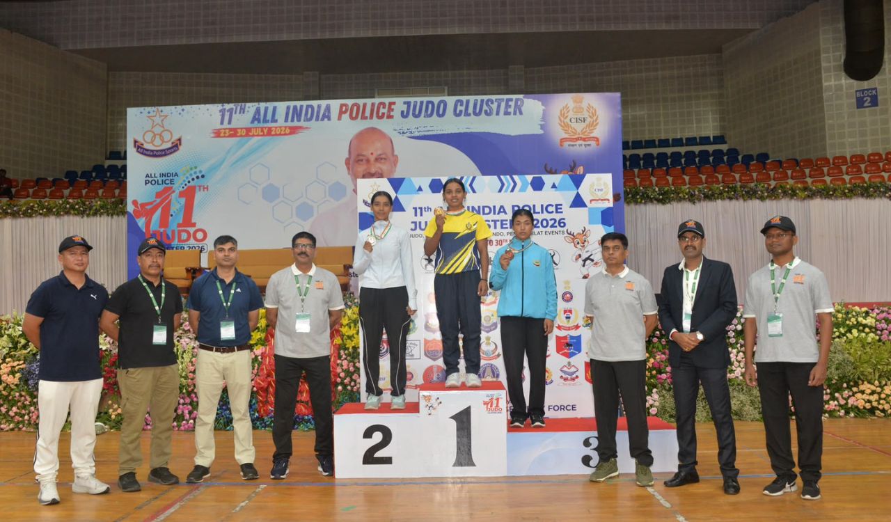 CRPF dominates women’s taekwondo, CISF leads men’s standings at All India Police Judo Cluster Games
