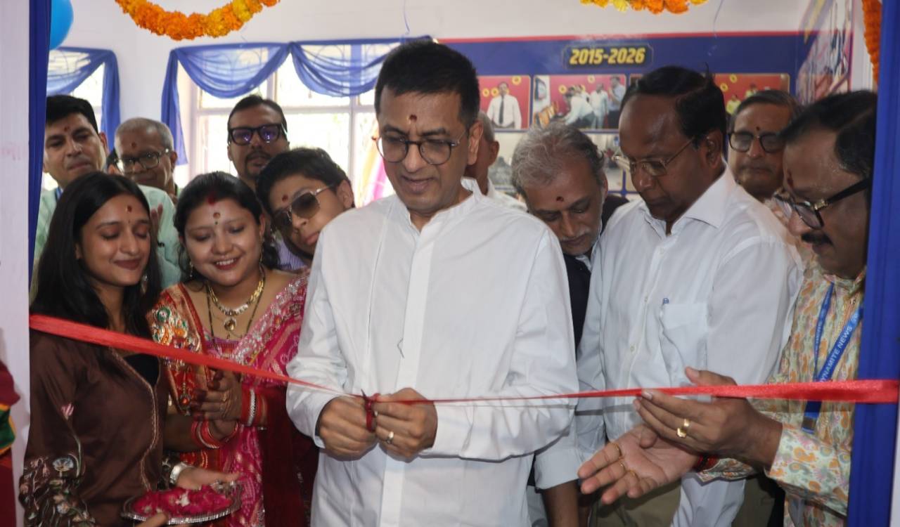 Ex-CJI Chandrachud inaugurates hi-tech Samridhi Studio, stresses responsible press freedom